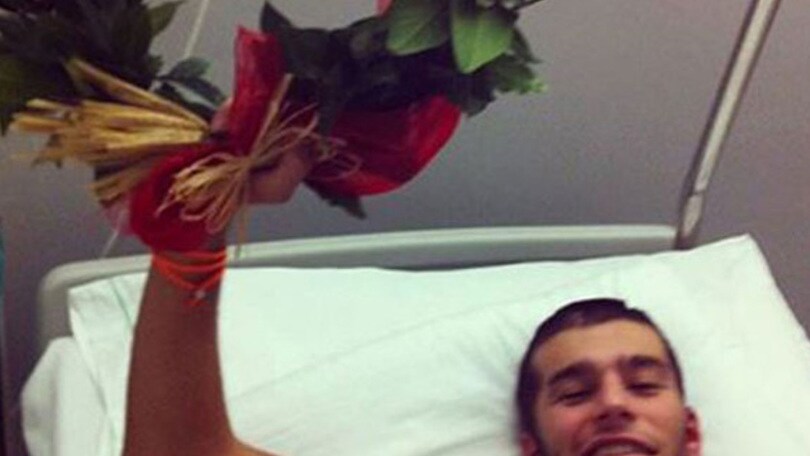 La Marra festeggia in ospedale