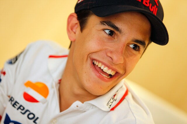 Marquez se la ride