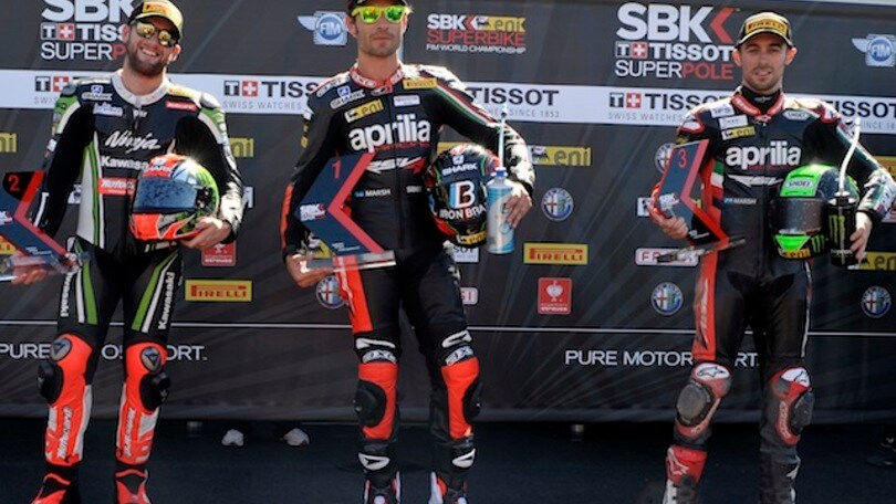 SBK Laguna: Guintoli beffa Sykes in Superpole