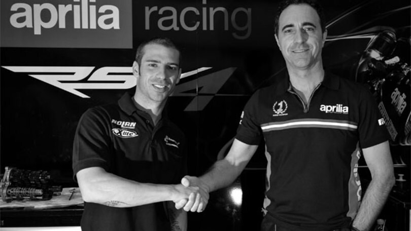 Marco Melandri torna all' Aprilia