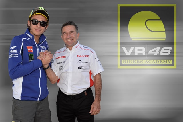 Rossi e Aspar nel VR46