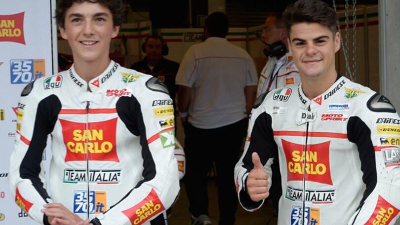 Fenati e Bagnaia nel VR46