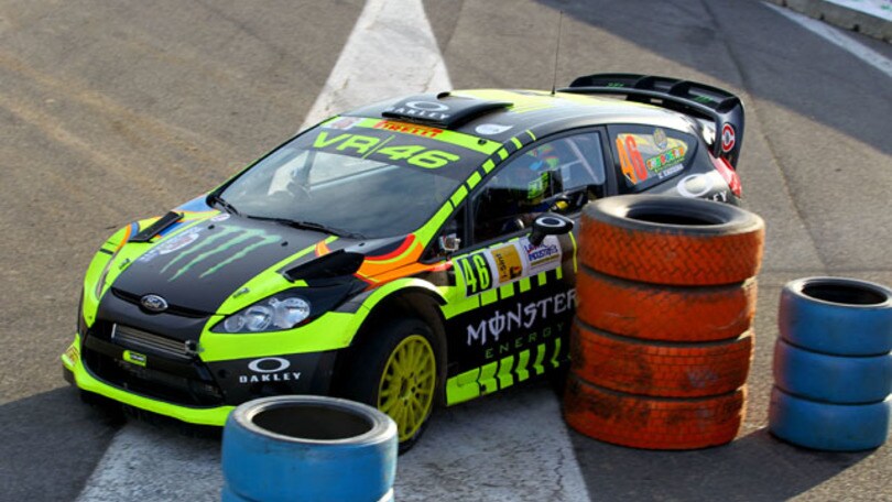 Rossi al rally di Monza