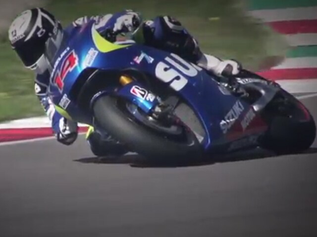 Il test della Suzuki MotoGp 2013