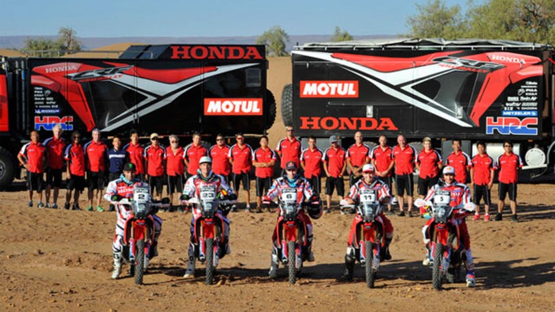 HRC pronta per la Dakar