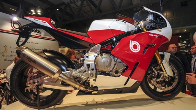 Badovini e Iddon sulla Bimota