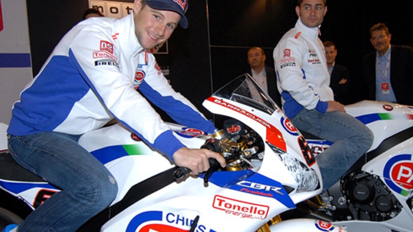 Il Team Pata Honda in fiera a Verona