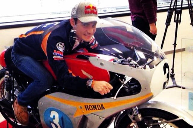 Pedrosa in visita alla Honda
