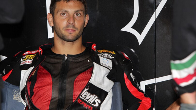 Fabrizio sulla Kawasaki EVO