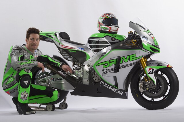 La Honda Aspar verde e argento