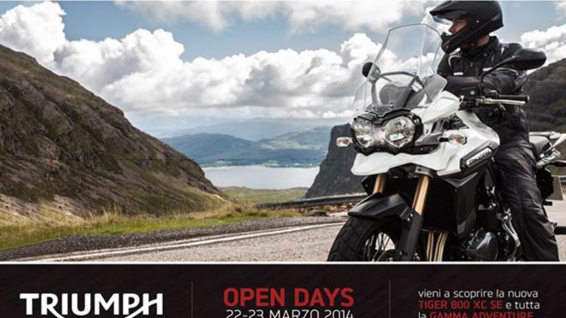 Triumph Open Days: il 22 e 23 marzo