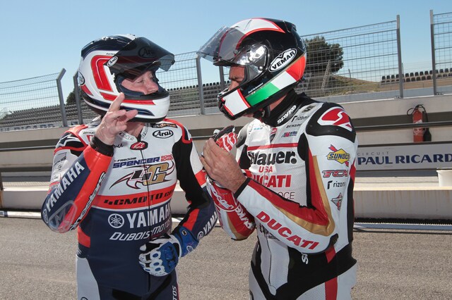 In pista con Freddie Spencer