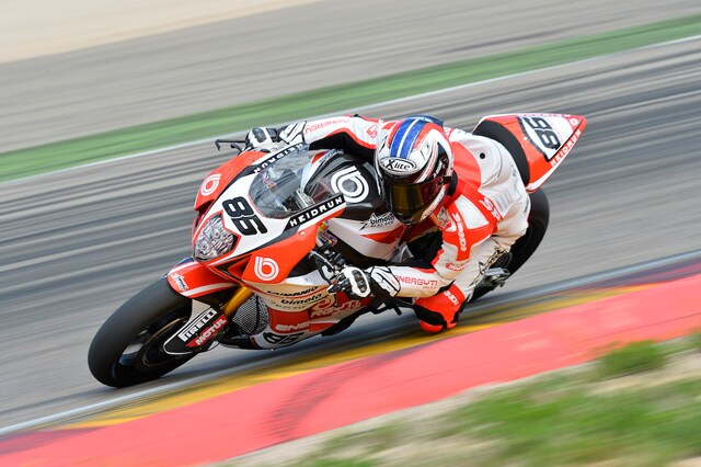 La Bimota è partita col piede giusto ad Aragon