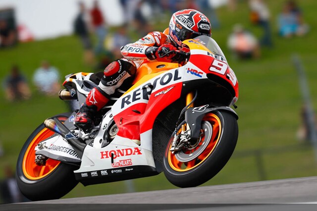 Marc Marquez domina il primo turno di libere