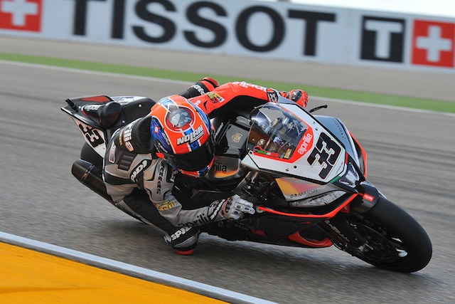 Aragon: Melandri primo nelle libere del sabato 