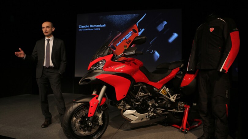 Ducati Multistrada con l’airbag integrato