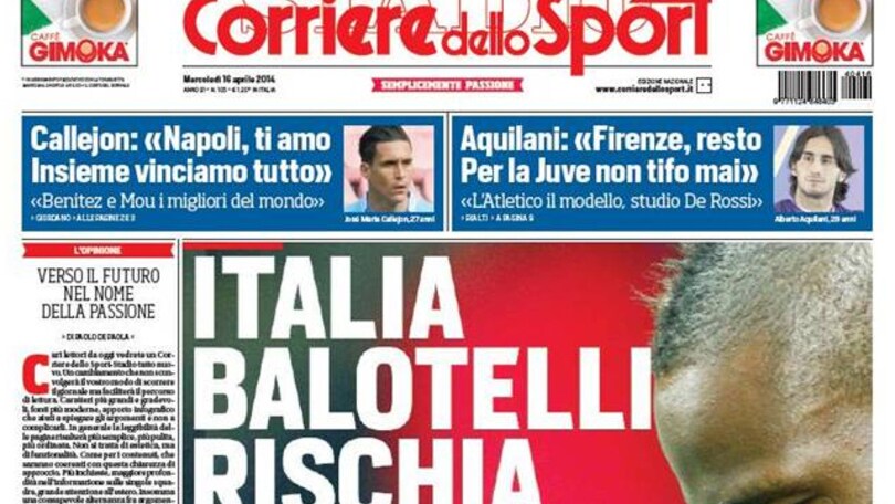 Un Corriere dello Sport tutto nuovo