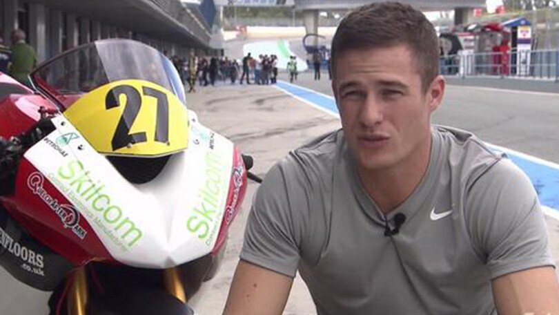 Sheene corre in Spagna