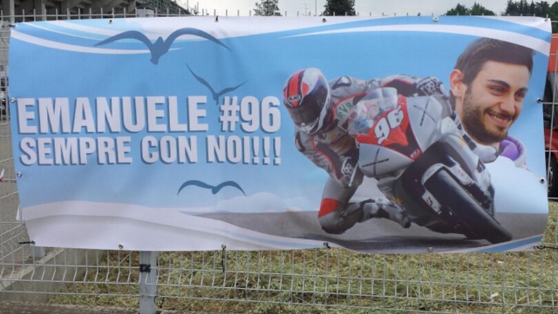 In centinaia a Imola per Emanuele Cassani