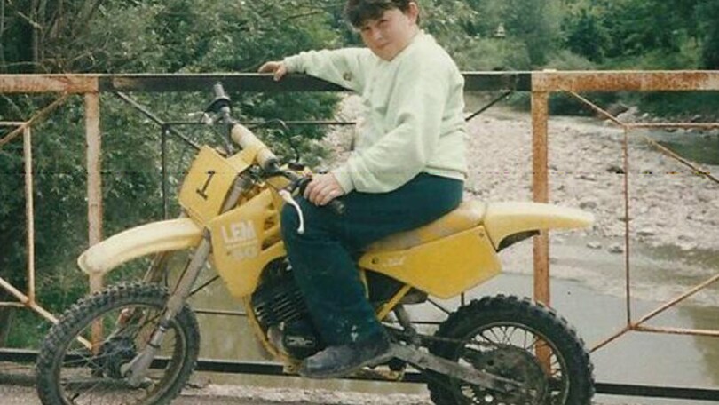 Alex Salvini da piccolo