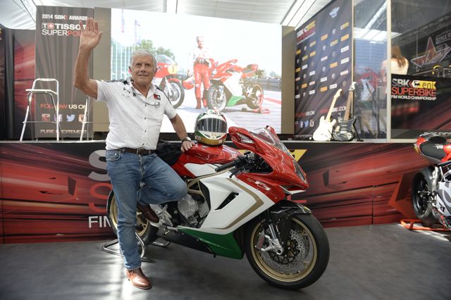 Imola, Agostini nel paddock con la “sua” F3 800