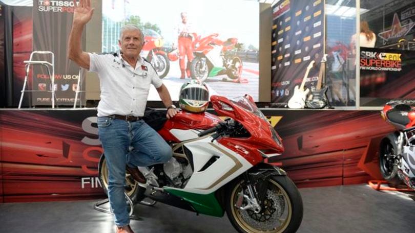 Imola, Agostini nel paddock con la “sua” F3 800