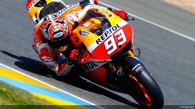 Le Mans, Marquez pole numero 5
