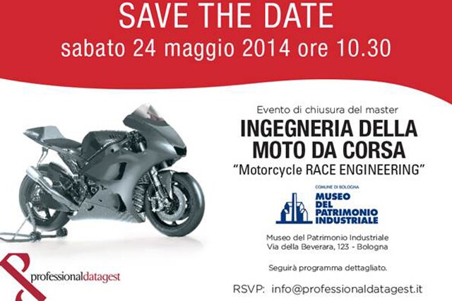 Si conclude il “Master in ingegneria della moto da corsa”