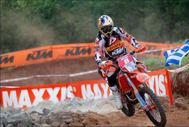 Enduro: Meo si rompe un pollice ma non rinuncia al GP