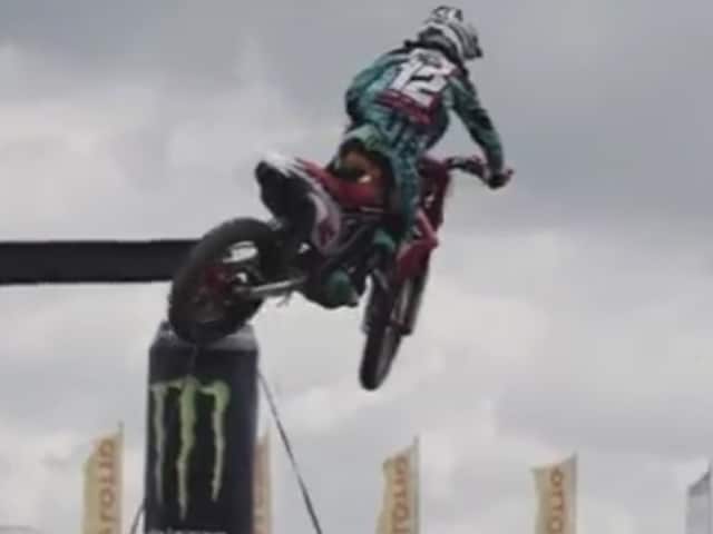 Max Nagl in azione al GP Germania