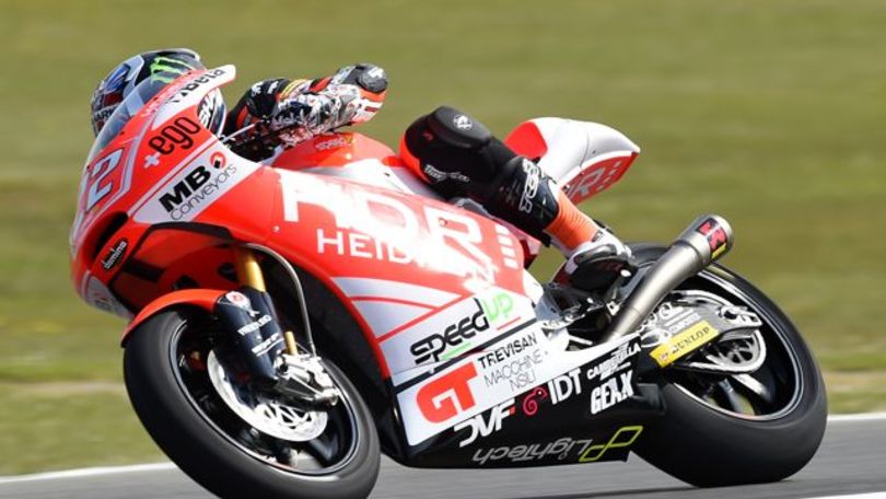 Assen Moto2. Sam Lowes primo sul bagnato nella FP3