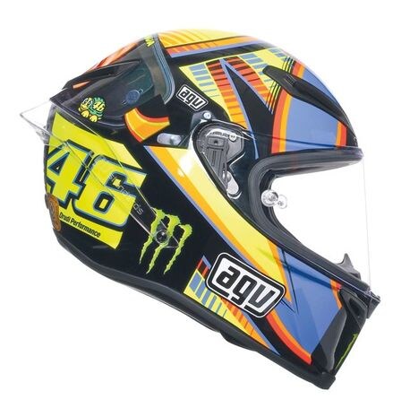Il casco replica di Valentino Rossi