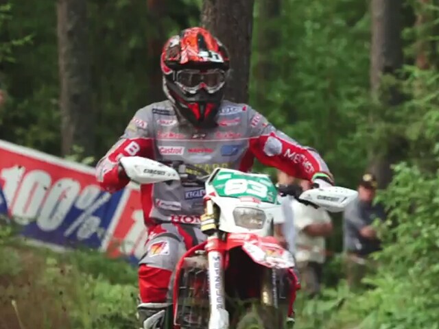 Alex Salvini sulla Honda CRF Enduro