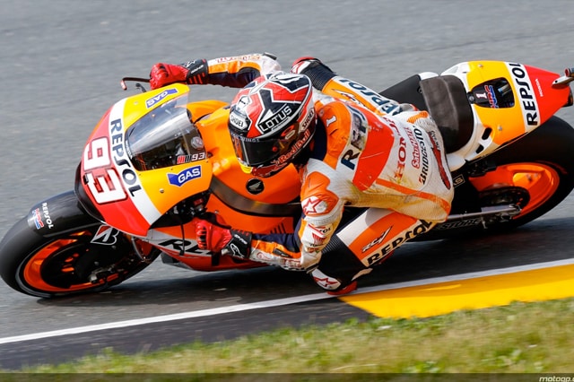 GP Germania, Marquez: Una bella botta!