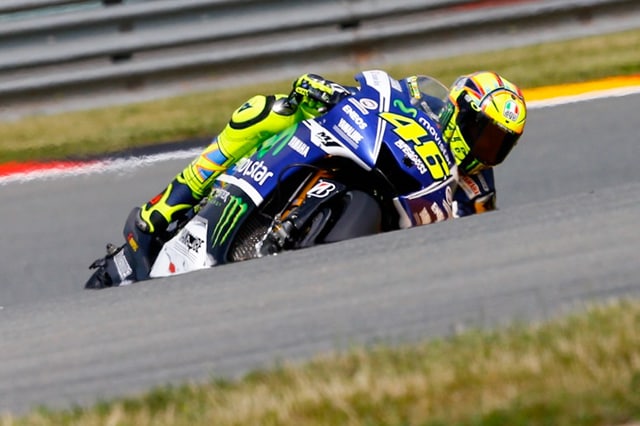 GP Germania, Rossi: Sabato gomma nuova