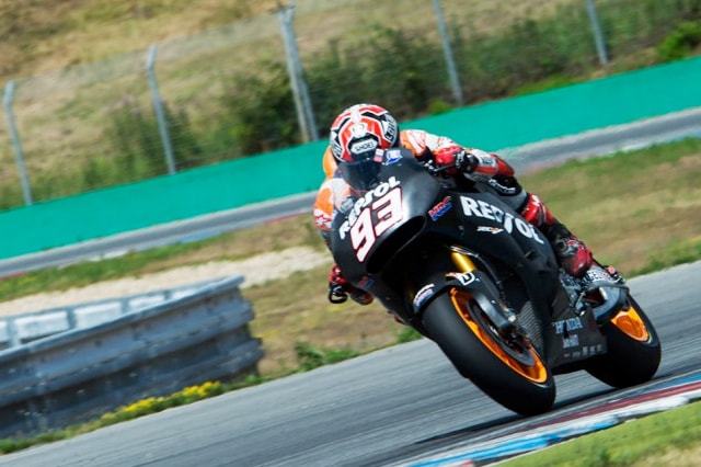 Marquez sulla Honda 2015