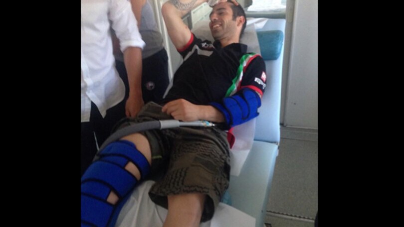 Melandri "vola" ai test SBK