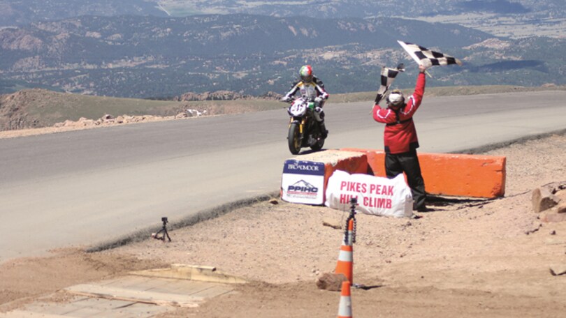 Un italiano alla Pikes Peak