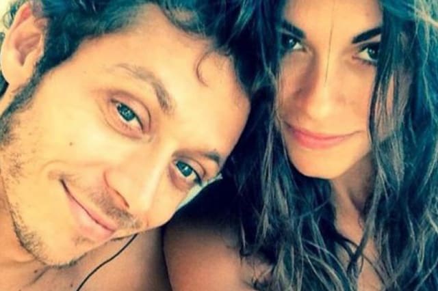 Rossi in vacanza con Linda