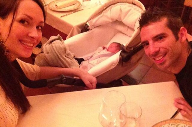 Melandri: primi giorni da papà
