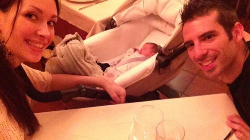 Melandri: primi giorni da papà