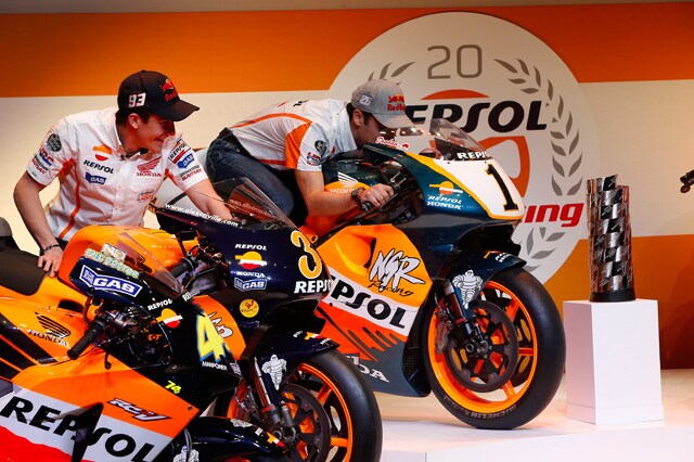 Marquez e Pedrosa sulla 500