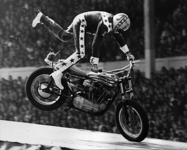 Evel Knievel, l’uomo volante