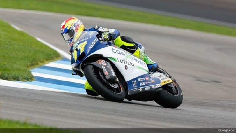 Moto2, Indy: Aegerter davanti, Pasini fa un... rodeo