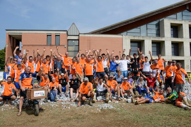 Enduro: a Gorle (BG), big in campo per beneficenza