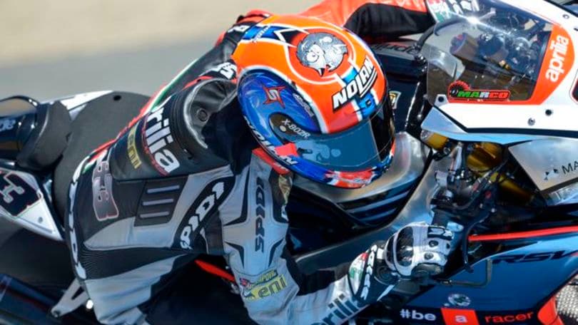 SBK. Melandri in FP3