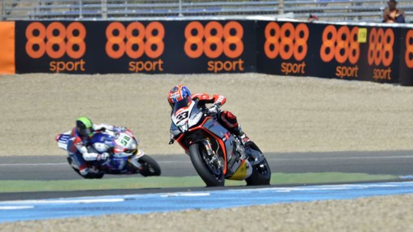 SBK Jerez: in FP4 Melandri davanti a tutti