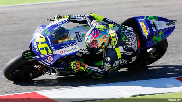 Rossi: suo il warm up