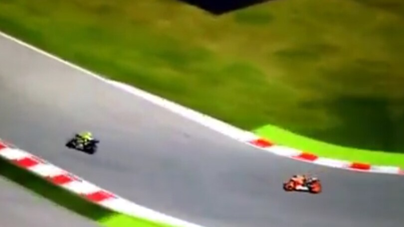 MotoGP a Misano: la caduta di Marquez