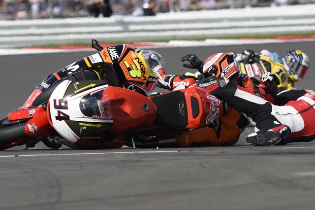 La caduta di Corsi a Silverstone